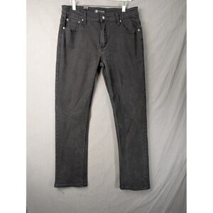 Kayden K Slim Fit Mens Black Denim‎ Jeans 36x32 Stretch Casual Pants 6003